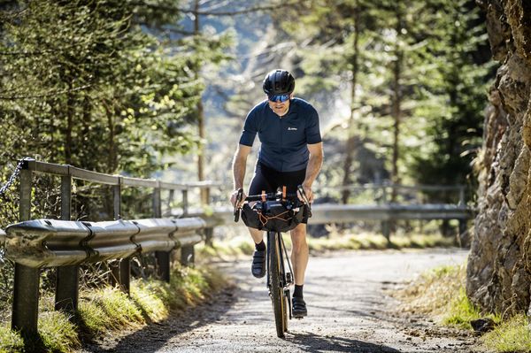 Men Bike Jersey Full Zip Clear Hotbond