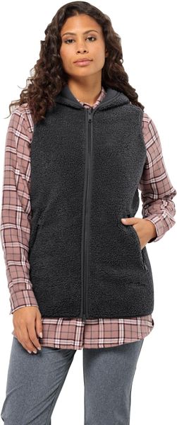 High Curl Long Vest W