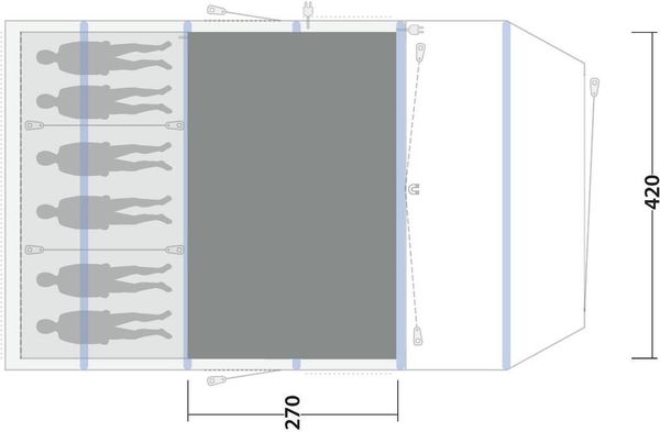 Flat Woven Carpet Queensdale 8PA