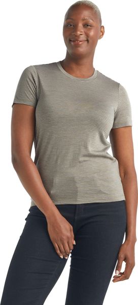 W Dowlas Short Sleeve Crewe Stripe