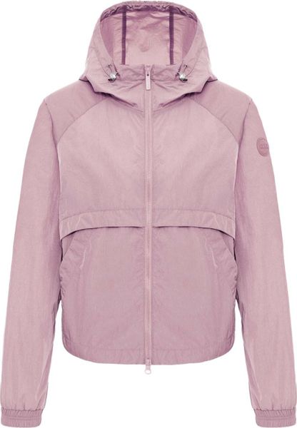 Women's Hooded Jacket IN Semi-glossy Fabric
