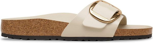 Madrid Big Buckle Natural Leather Patent Women
