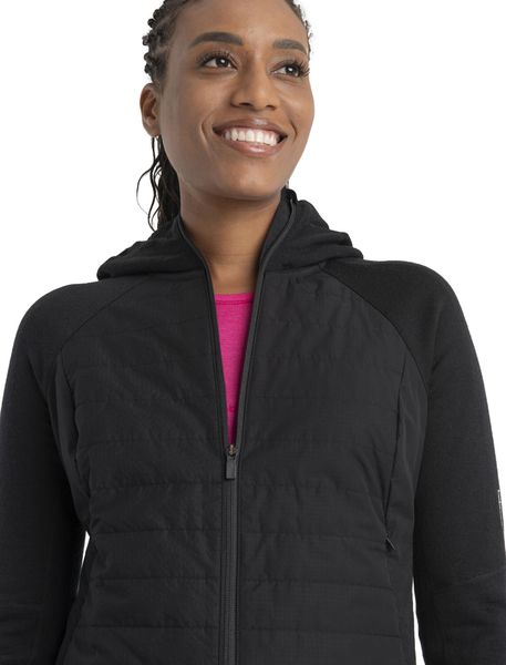 Women Merino Quantum Hybrid Long Sleeve Zip Hoodie