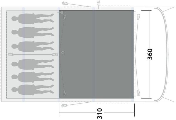 Flat Woven Carpet Hayward Lake 6ATC