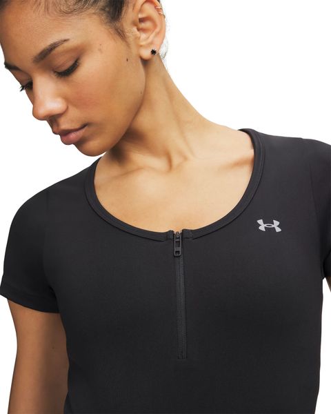 Vanish Seamless Crop Zip SS