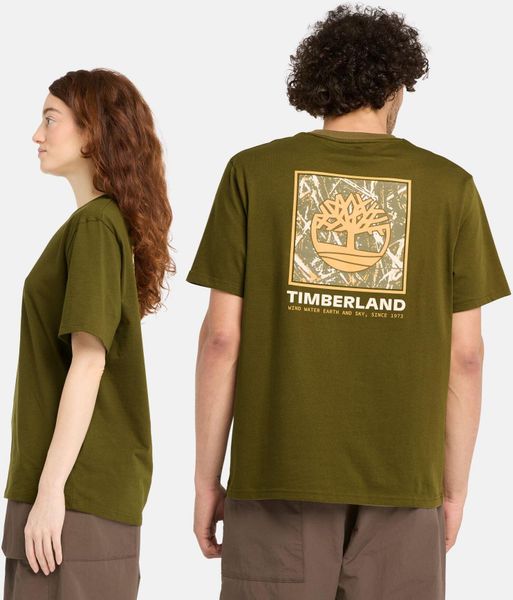 Mens Short Sleeve Stack Camo Tee