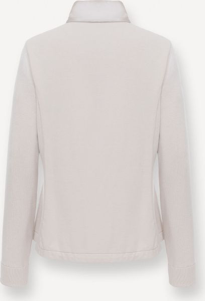 Hybrid Nylon Jacket With Insert IN Sweat AND Knit