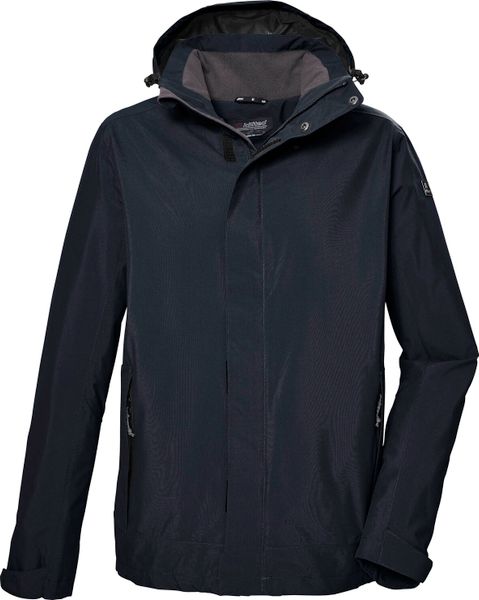 Killtec Kos 87 Mn Functioneel Outdoorjack Heren Met Afritsbare Capuchon