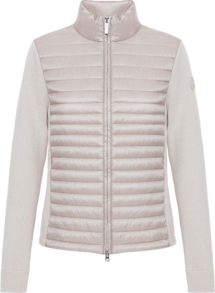 Hybrid Nylon Jacket With Insert IN Sweat AND Knit