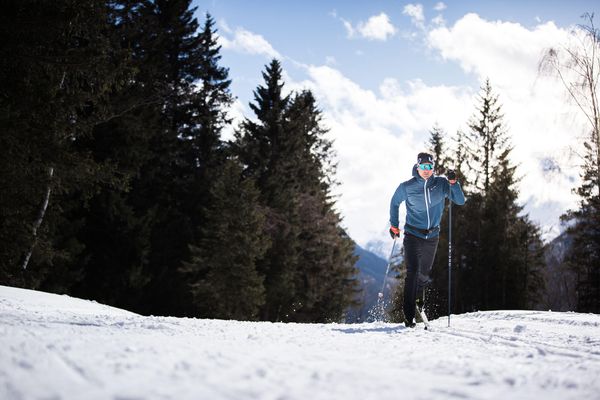 Men Hooded Hybridjacket Izzy PL Active