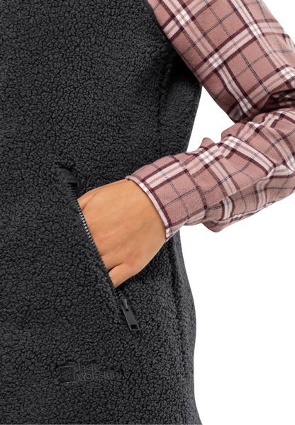 High Curl Long Vest W