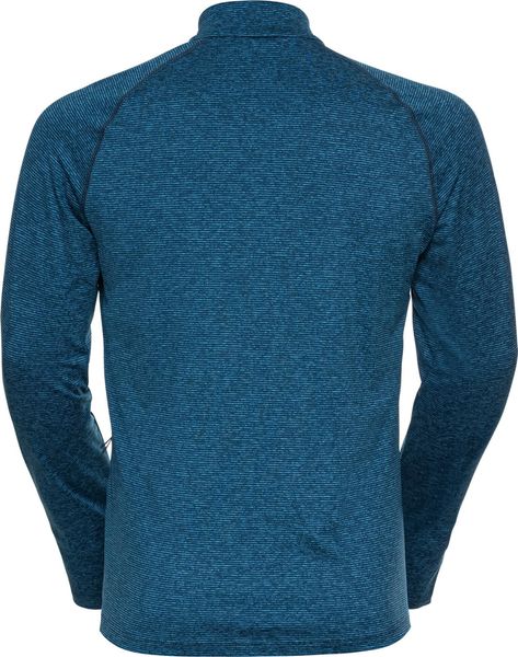 Odlo Men's Sesvenna Full Zip Ski Midlayer, Chinese red Melange, Small