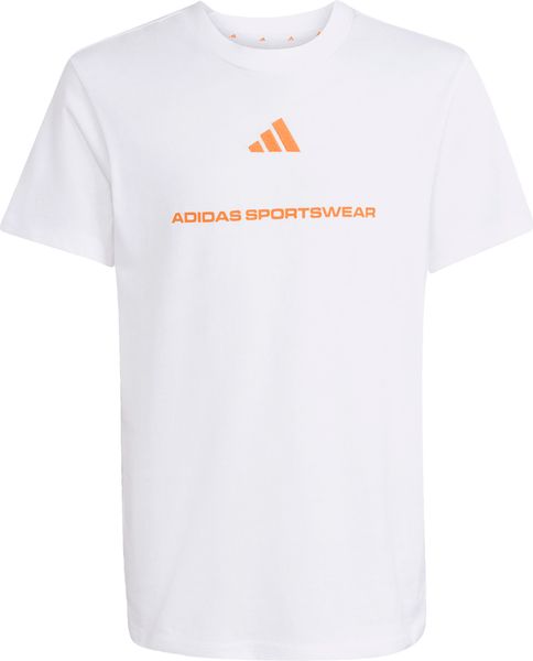 Adidas Boys Slogan Single Jersey T-shirt