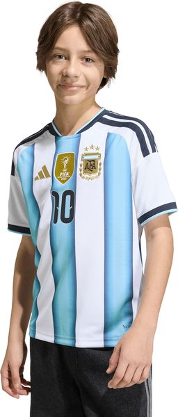 Argentina 26 Home Messi Jersey Kids
