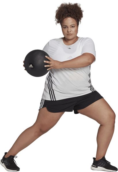 Pacer 3-Stripes Knit Shorts (plus Size)