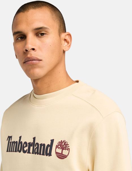 Mens Linear Logo Crew Neck Sweatshirt