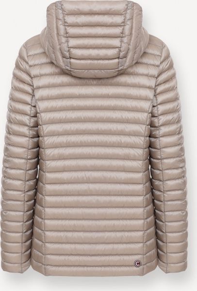 Hoodie Quilted Jacket, Natural Down Light Weight
