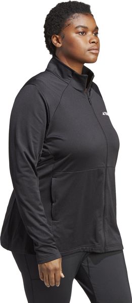 Multi Full Zip Fleece Plus Size