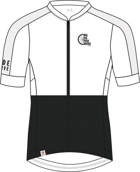 PushbikersM. Fem Race 1/2 Short Sleeve Bike Jersey