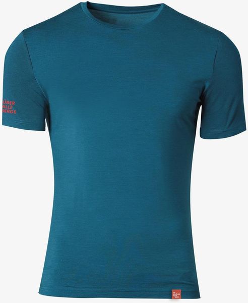 Kurzarm-shirt Merino über Alle BERGE. Superfein