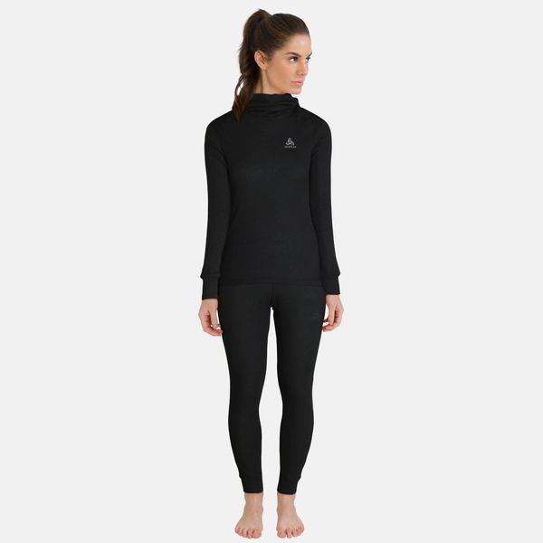 Women's Active Warm Long-sleeve Base Layer Top With Face Mask