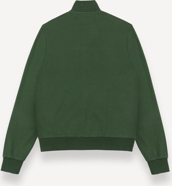 Texturised Interlock Ribbed Collar Sweatshirt