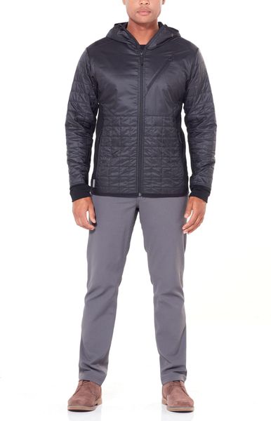 Mens Helix LS Zip Hood