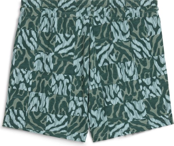 Essentials Graphic Mid-rise AOP Shorts 5"
