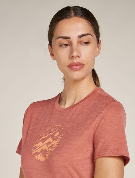 Women Merino 150 Tech Lite Short Sleeve Tee Camping Circle