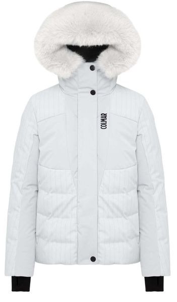 L Down Jacket with Fur