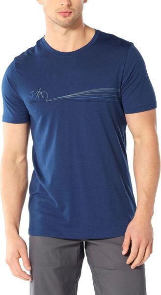 Mens Tech Lite Short Sleeve Crewe Cadence Paths