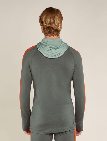 Men Merino 200 Sonebula Long Sleeve Half Zip Hoodie