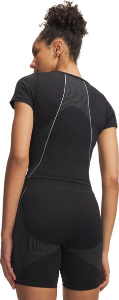 Vanish Seamless Crop Zip SS