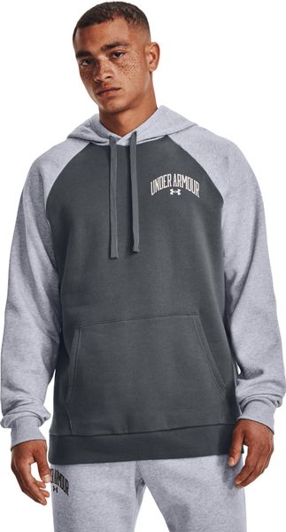 Men's UA Rival Fleece Wordmark Colorblock Hoodie