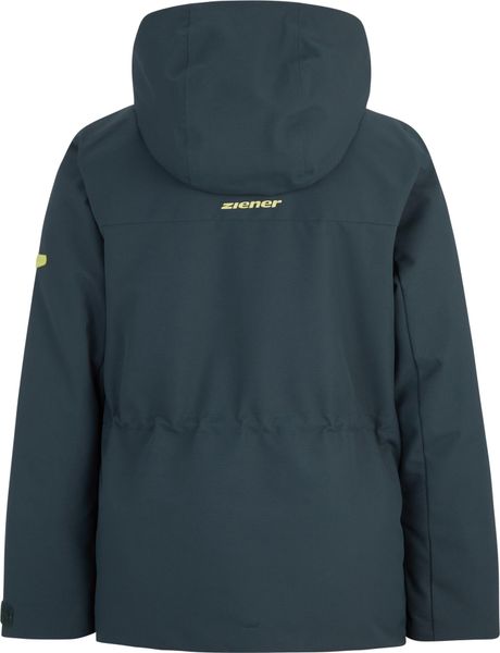 Ziener Avak Sci, Giacca Invernale | Impermeabile, Antivento, Calda, Profondo Verde, 104 Unisex-Bambini e Ragazzi
