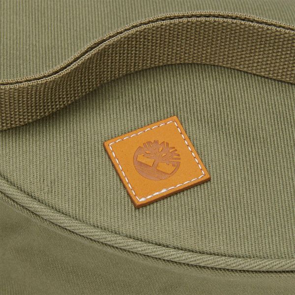 Canvas X Leather Canvas Cross Body