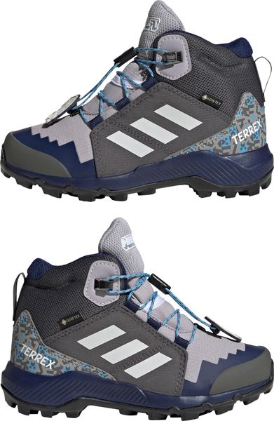 Adidas Minecraft Terrex Mid Gore-tex Hiking Shoes Kids Kids Boys AND Girls