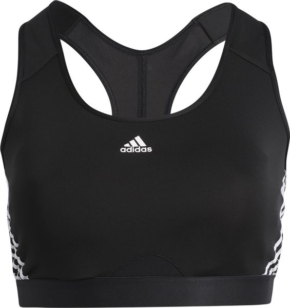 Powerreact Training Medium-support 3-Stripes Bra (plus Size)