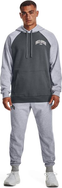 Men's UA Rival Fleece Wordmark Colorblock Hoodie