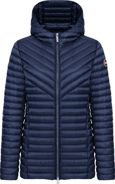 Hoodie Quilted Jacket, Natural Down Light Weight