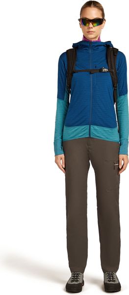 Wom Mer 300 Realfleece Desc Long Sleeve Zip Hoo