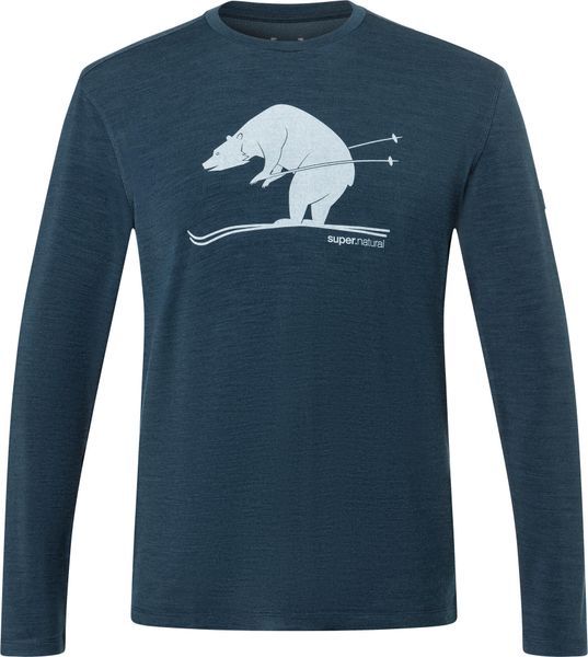 M Skiing Bear Brush LS