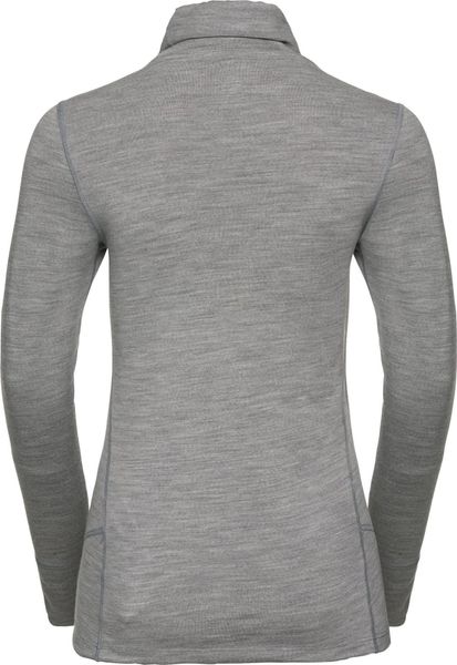 Women's Natural 100% Merino Warm Turtle-neck Long-sleeve Base Layer Top
