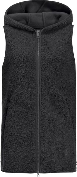 High Curl Long Vest W