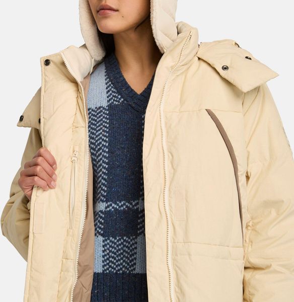Womens Recycled Down Puffer Long Parka