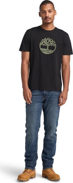 Mens Camo Tree Logo Short Sleeve Tee