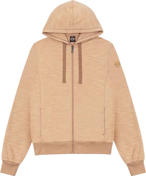 Slubby Texture Zip UP Hoodie