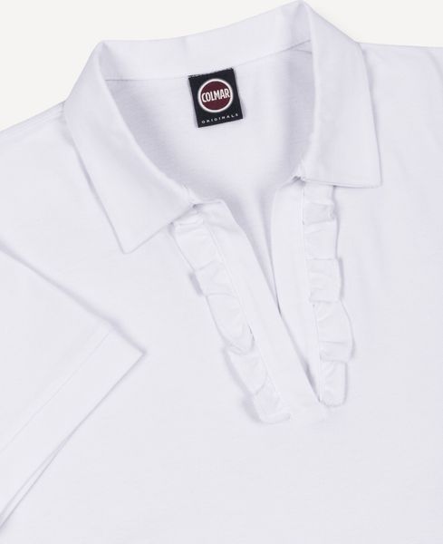 Polo Shirt With Ruches