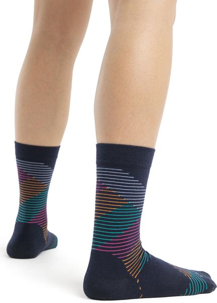 W Lifestyle Fine Gauge Crew Dashes