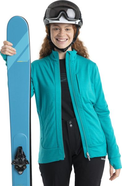 Women 200 Oasis Long Sleeve Crewe Ski Stripes